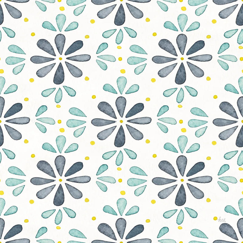 Garden Getaway Pattern XIII by Laura Marshall. SKU 35731a. Archival Giclee Fine art print for wall decor.