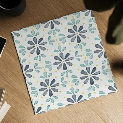 Garden Getaway Pattern XIII by Laura Marshall. Shown as a detailed flat fine art print, highlighting archival giclee quality. Available as an archival giclee rolled canvas, fine art paper, or poster print. SKU 35731a.