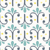 Garden Getaway Pattern XIV by Laura Marshall. SKU 35732a. Archival Giclee Fine art print for wall decor.