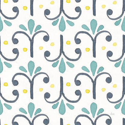 Garden Getaway Pattern XIV by Laura Marshall. SKU 35732a. Archival Giclee Fine art print for wall decor.