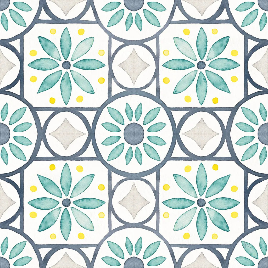 Garden Getaway Pattern XV by Laura Marshall. SKU 35733a. Archival Giclee Fine art print for wall decor.