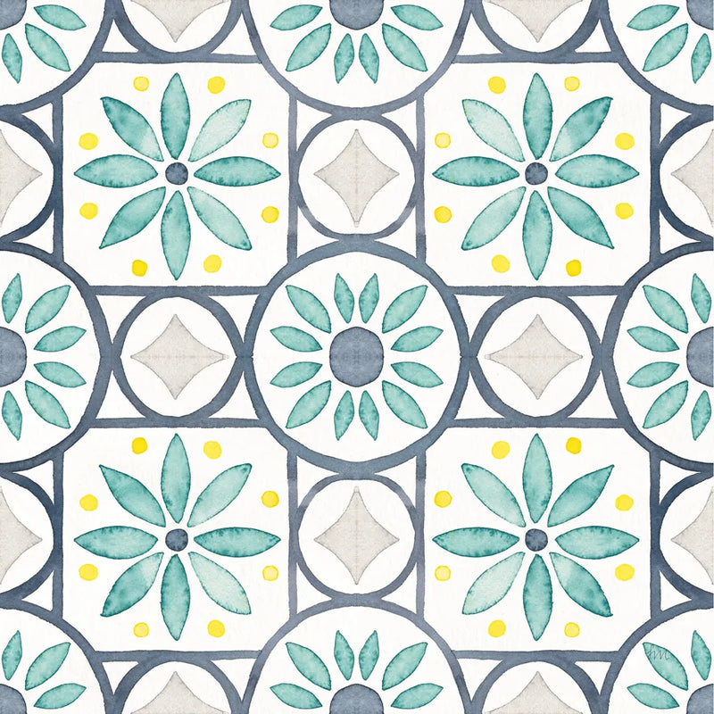 Garden Getaway Pattern XV by Laura Marshall. SKU 35733a. Archival Giclee Fine art print for wall decor.
