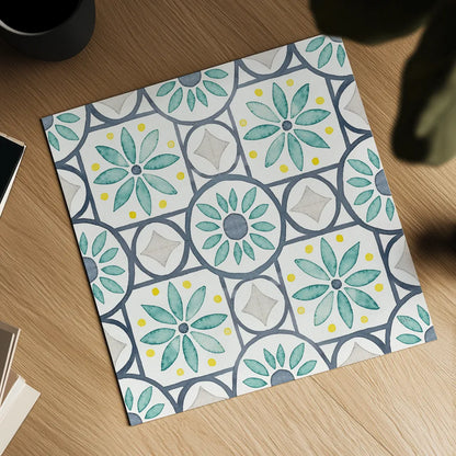Garden Getaway Pattern XV by Laura Marshall. Shown as a detailed flat fine art print, highlighting archival giclee quality. Available as an archival giclee rolled canvas, fine art paper, or poster print. SKU 35733a.