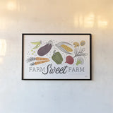 Garden Goodies I by Laura Marshall. shown as a paper print in a black flame. Available as a archival giclee rolled canvas, fine art paper, or poster print. SKU 76905i.