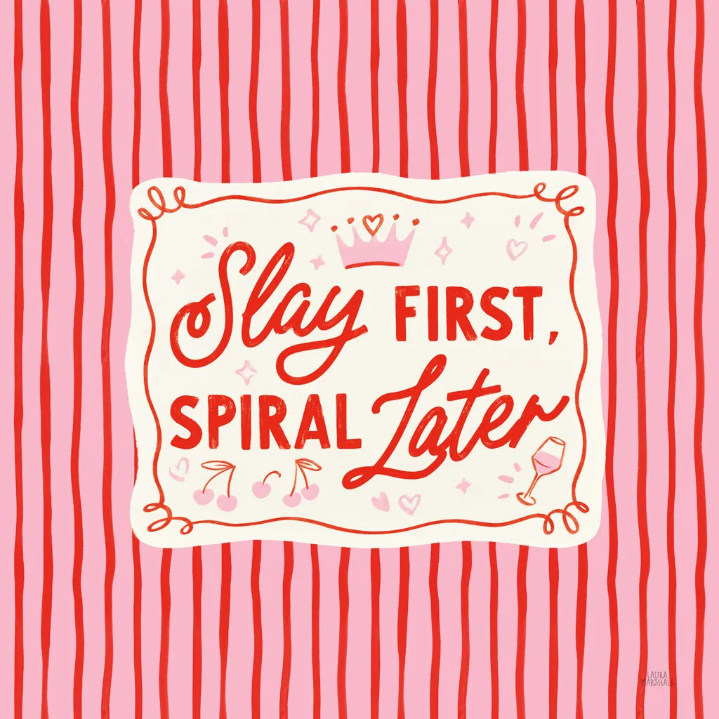 Girly Pop I by Laura Marshall. SKU 99793a. Archival Giclee Fine art print for wall decor.