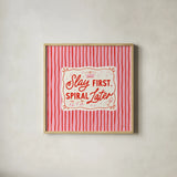 Girly Pop I by Laura Marshall. Shown in a natural wood glass frame for a timeless modern aesthetic. Available as an archival giclee rolled canvas, fine art paper, or poster print. SKU 99793a.