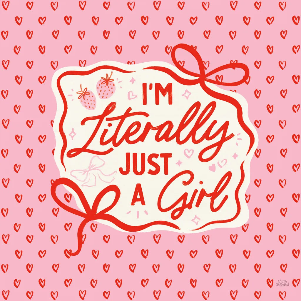 Girly Pop III by Laura Marshall. SKU 99795a. Archival Giclee Fine art print for wall decor.