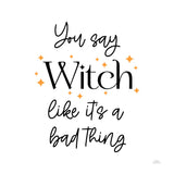 Halloween Typography IV by Laura Marshall. SKU 89710a. Archival Giclee Fine art print for wall decor.