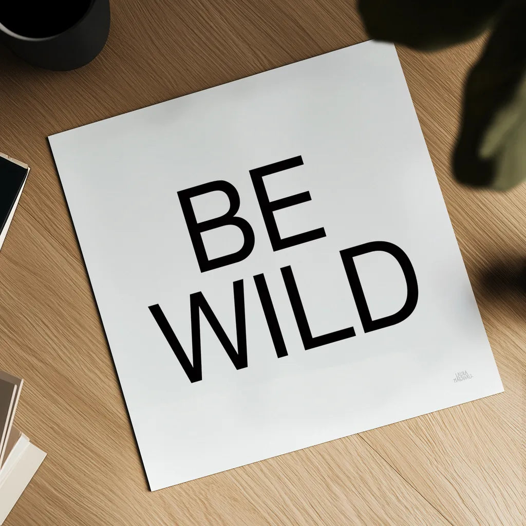 Harvest Garden Be Wild by Laura Marshall. Shown as a detailed flat fine art print, highlighting archival giclee quality. Available as an archival giclee rolled canvas, fine art paper, or poster print. SKU 59020a.