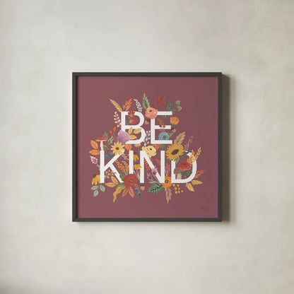 Harvest Garden I by Laura Marshall. Shown in a sleek black glass frame for a contemporary gallery look. Available as an archival giclee rolled canvas, fine art paper, or poster print. SKU 57509a.