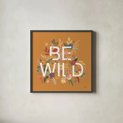 Harvest Garden II by Laura Marshall. Shown in a sleek black glass frame for a contemporary gallery look. Available as an archival giclee rolled canvas, fine art paper, or poster print. SKU 57510a.