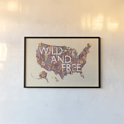 Harvest Garden USA by Laura Marshall. shown as a paper print in a black flame. Available as a archival giclee rolled canvas, fine art paper, or poster print. SKU 57513i.