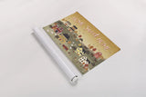 Harvest Village II Script by Laura Marshall. shown as a rolled paper print. Available as archival giclee rolled canvas, fine art paper, or poster print. SKU 62639i.