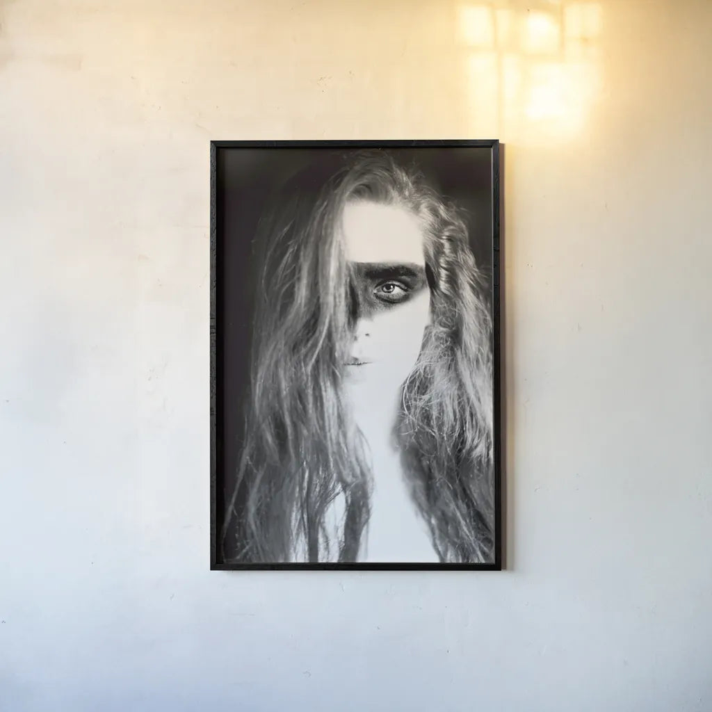 Hatch I Crop by Laura Marshall. shown as a paper print in a black flame. Available as a archival giclee rolled canvas, fine art paper, or poster print. SKU 23593h.