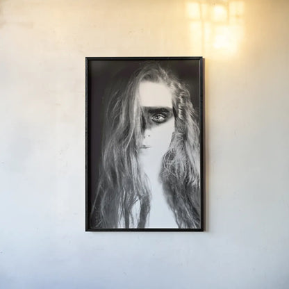 Hatch I Crop by Laura Marshall. shown as a paper print in a black flame. Available as a archival giclee rolled canvas, fine art paper, or poster print. SKU 23593h.