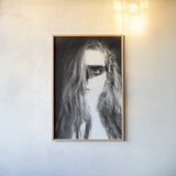 Hatch I Crop by Laura Marshall. shown as a paper print in a natural frame. Available as a archival giclee rolled canvas, fine art paper, or poster print. SKU 23593h.