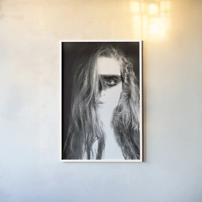 Hatch I Crop by Laura Marshall. shown as a paper print in a white frame. Available as a archival giclee rolled canvas, fine art paper, or poster print. SKU 23593h.