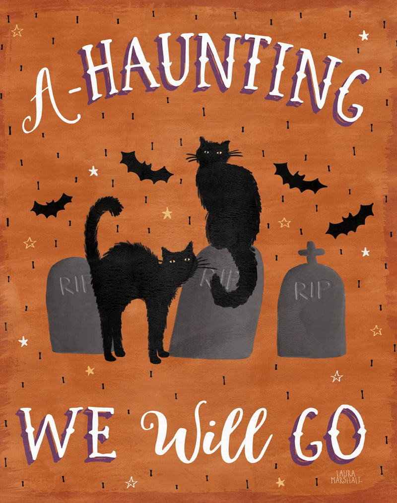 Haunted Halloween V Vertical by Laura Marshall