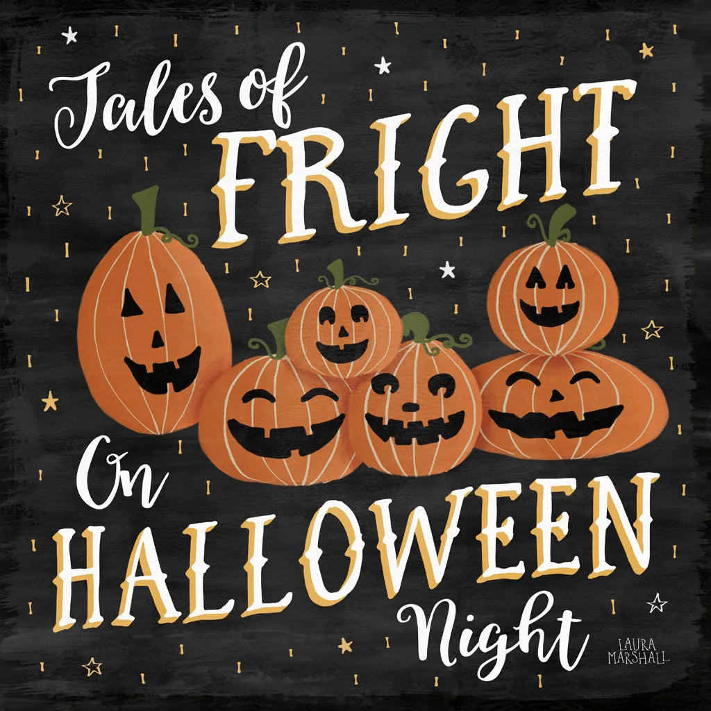 Haunted Halloween VII by Laura Marshall. SKU 32558a. Archival Giclee Fine art print for wall decor.