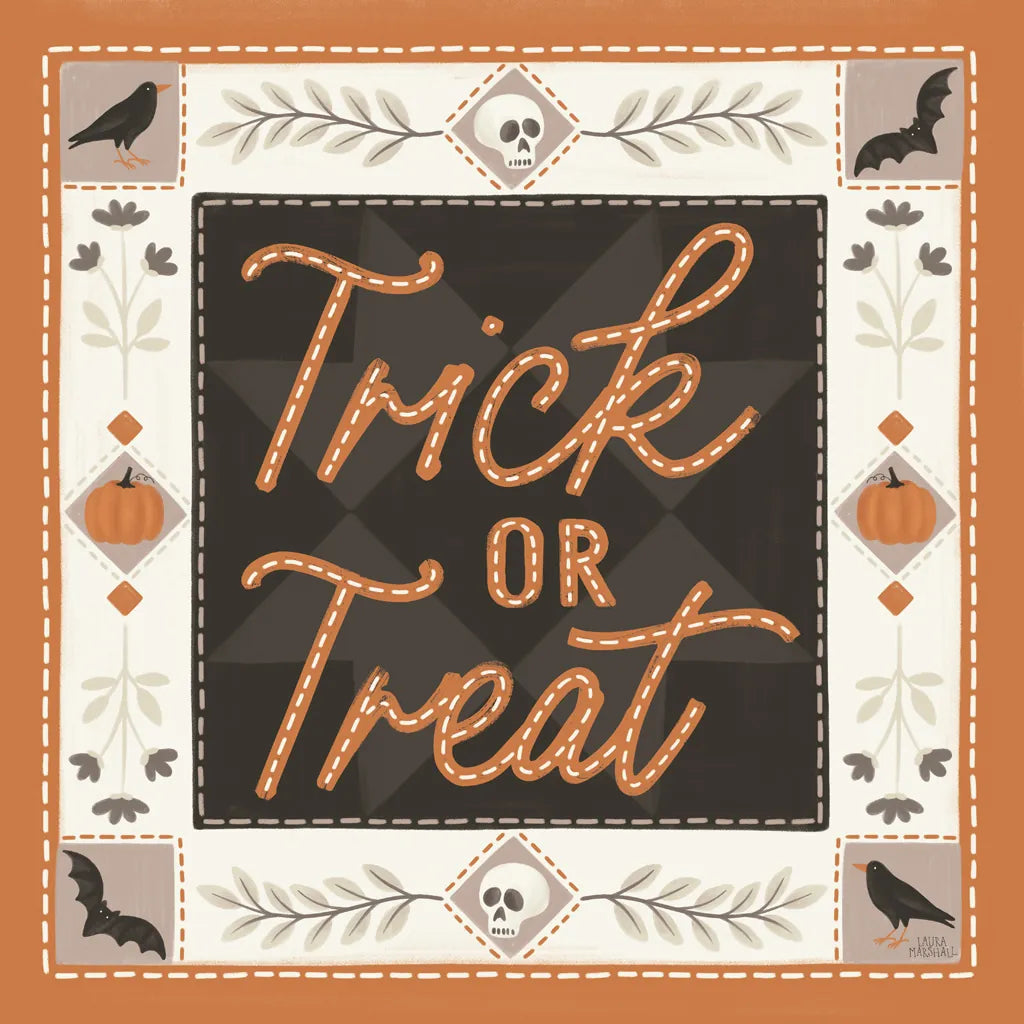 Haunted Harvest II by Laura Marshall. SKU 94151a. Archival Giclee Fine art print for wall decor.