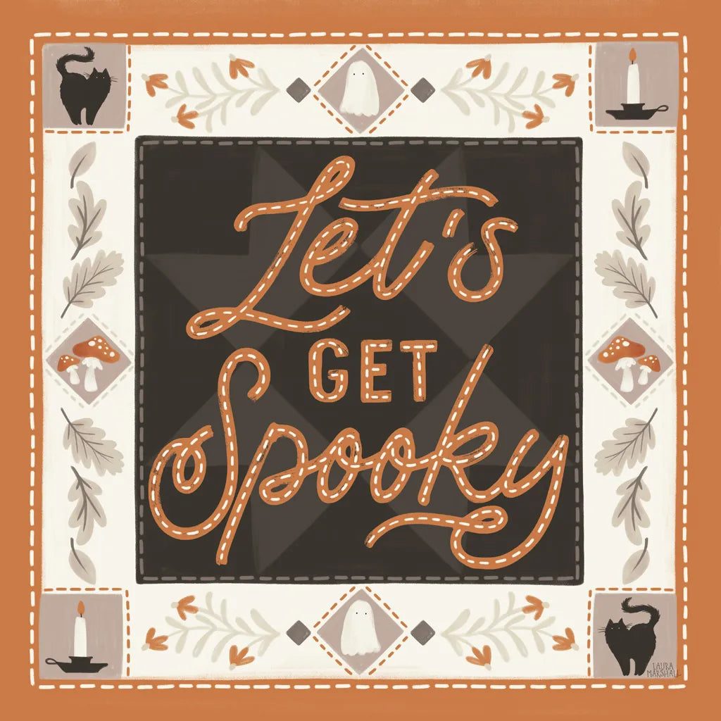 Haunted Harvest III by Laura Marshall. SKU 94152a. Archival Giclee Fine art print for wall decor.