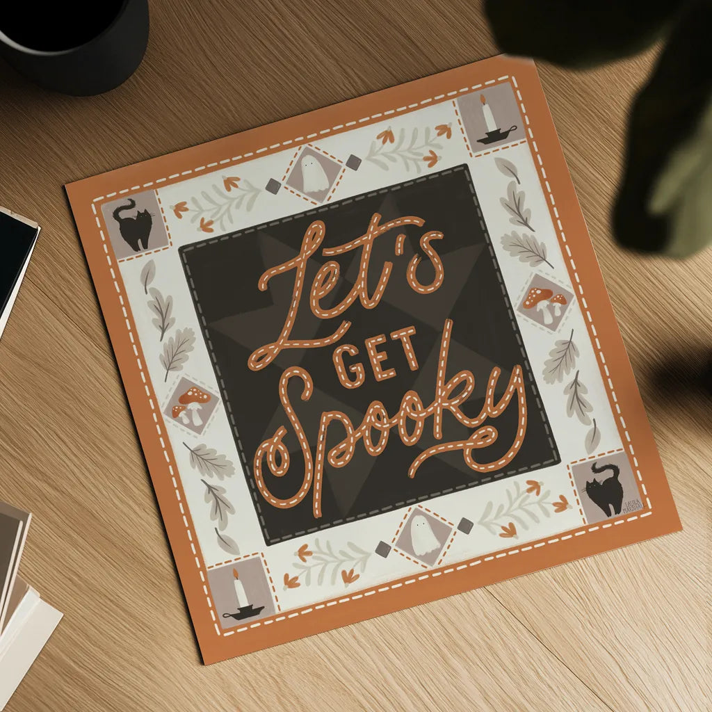 Haunted Harvest III by Laura Marshall. Shown as a detailed flat fine art print, highlighting archival giclee quality. Available as an archival giclee rolled canvas, fine art paper, or poster print. SKU 94152a.