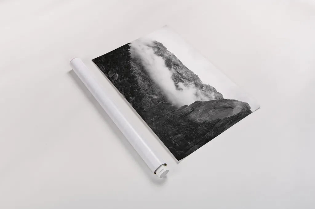 Heaps Canyon by Laura Marshall. shown as a rolled paper print. Available as archival giclee rolled canvas, fine art paper, or poster print. SKU 64407i.