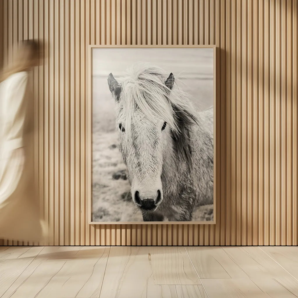 Heida II BW by Laura Marshall. shown as over sized large wall art. Available as an archival giclee rolled canvas, fine art paper, or poster print. SKU 49825h.