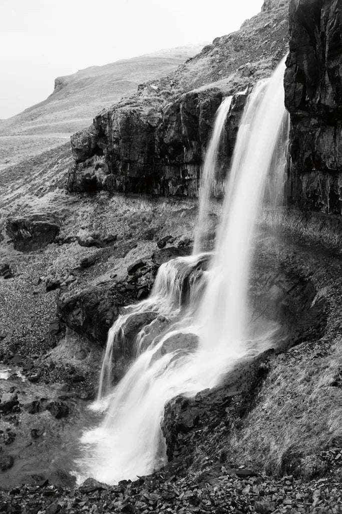 Hidden Waterfall by Laura Marshall. SKU 64394h. Archival Giclee Fine art print for wall decor.