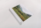 Highland Mountains by Laura Marshall. shown as a rolled paper print. Available as archival giclee rolled canvas, fine art paper, or poster print. SKU 81312i.
