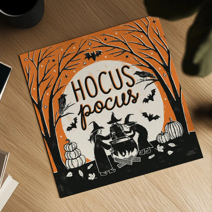 Hocus Pocus II by Laura Marshall. Shown as a detailed flat fine art print, highlighting archival giclee quality. Available as an archival giclee rolled canvas, fine art paper, or poster print. SKU 83205a.