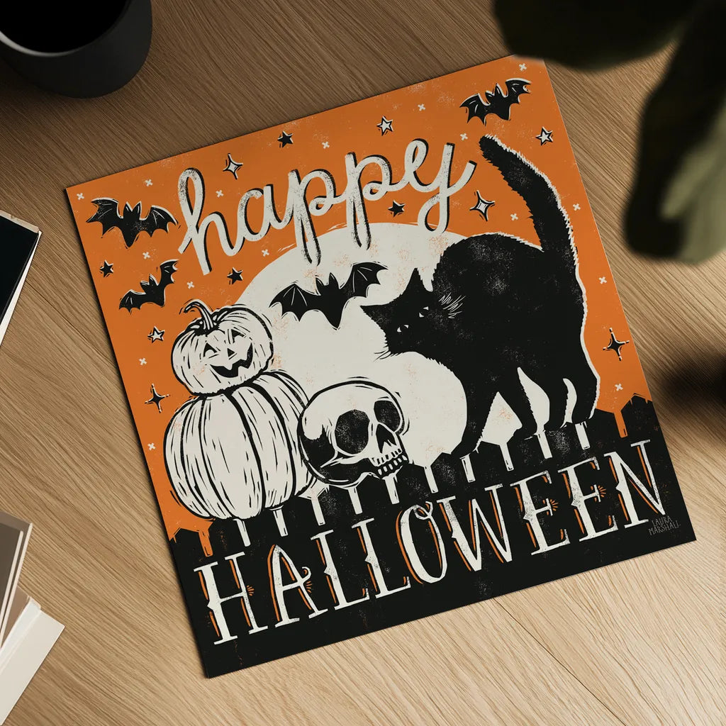 Hocus Pocus IV by Laura Marshall. Shown as a detailed flat fine art print, highlighting archival giclee quality. Available as an archival giclee rolled canvas, fine art paper, or poster print. SKU 83207a.