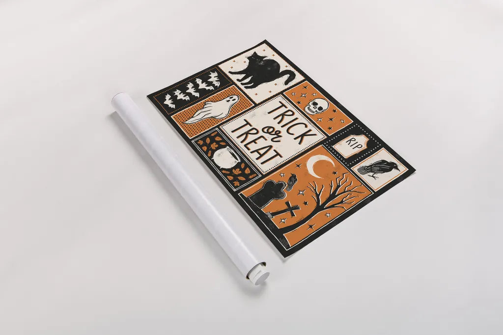 Hocus Pocus VI by Laura Marshall. shown as a rolled paper print. Available as archival giclee rolled canvas, fine art paper, or poster print. SKU 83209i.