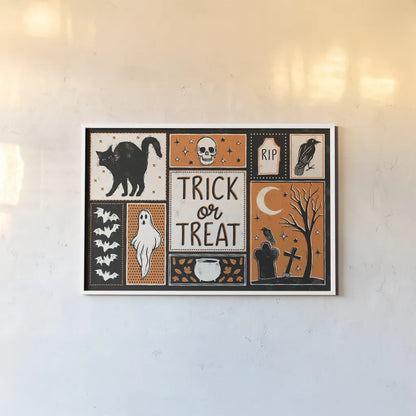 Hocus Pocus VI by Laura Marshall. shown as a paper print in a white frame. Available as a archival giclee rolled canvas, fine art paper, or poster print. SKU 83209i.