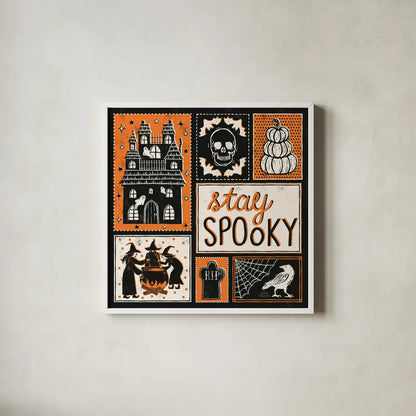 Hocus Pocus VIII by Laura Marshall. Shown in a crisp white glass frame for a clean and minimalist style. Available as an archival giclee rolled canvas, fine art paper, or poster print. SKU 83211a.