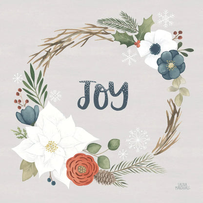 Holiday Garden II by Laura Marshall. SKU 37095a. Archival Giclee Fine art print for wall decor.