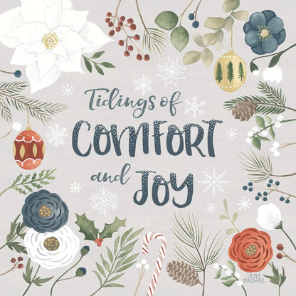 Holiday Garden VI by Laura Marshall. SKU 37099a. Archival Giclee Fine art print for wall decor.