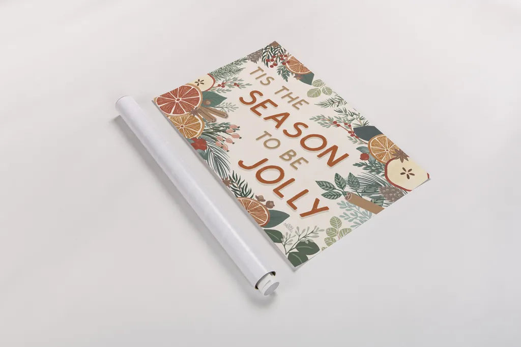 Holiday Spice I by Laura Marshall. shown as a rolled paper print. Available as archival giclee rolled canvas, fine art paper, or poster print. SKU 67385i.