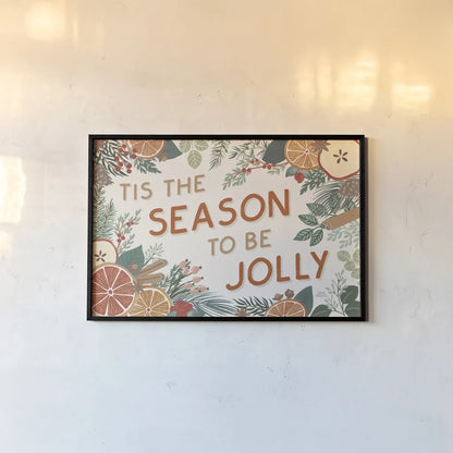 Holiday Spice I by Laura Marshall. shown as a paper print in a black flame. Available as a archival giclee rolled canvas, fine art paper, or poster print. SKU 67385i.