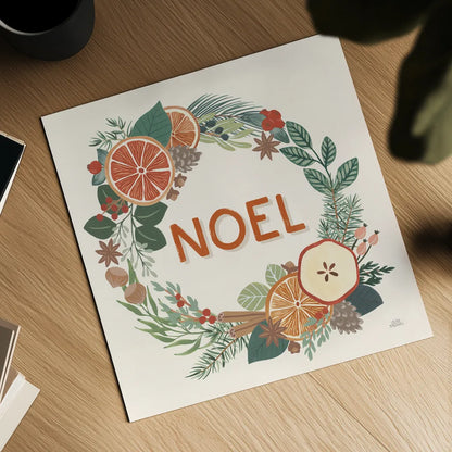 Holiday Spice V by Laura Marshall. Shown as a detailed flat fine art print, highlighting archival giclee quality. Available as an archival giclee rolled canvas, fine art paper, or poster print. SKU 67389a.