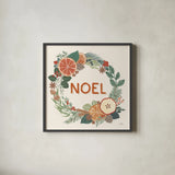 Holiday Spice V by Laura Marshall. Shown in a sleek black glass frame for a contemporary gallery look. Available as an archival giclee rolled canvas, fine art paper, or poster print. SKU 67389a.
