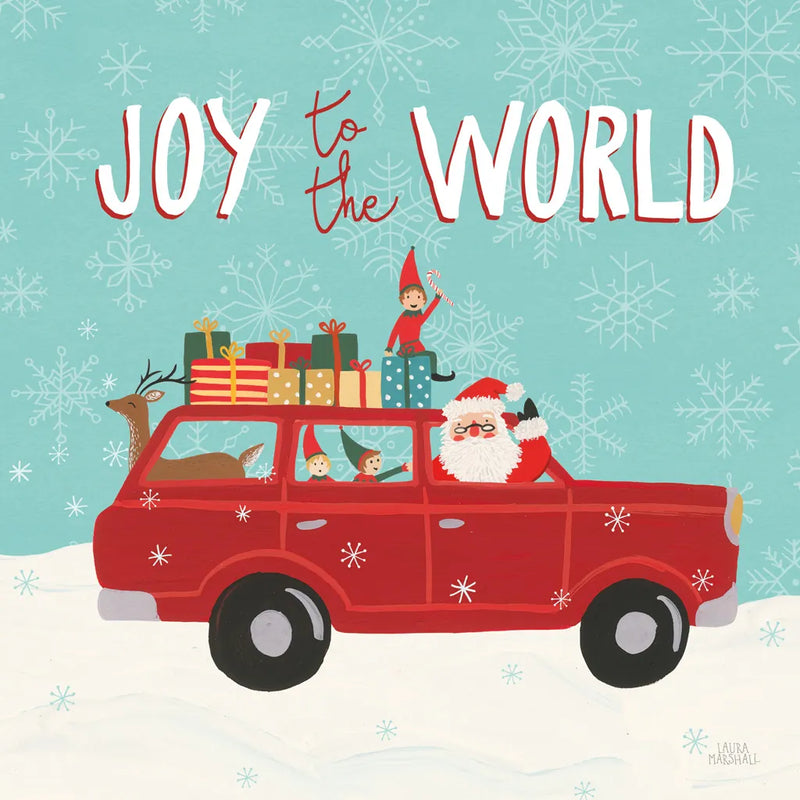 Holiday Travelers II by Laura Marshall. SKU 43981a. Archival Giclee Fine art print for wall decor.