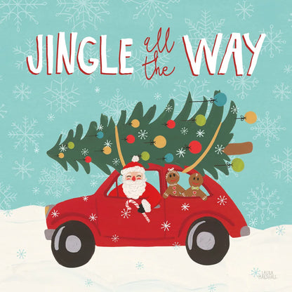 Holiday Travelers III by Laura Marshall. SKU 43982a. Archival Giclee Fine art print for wall decor.