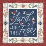 Homespun Americana II v2 by Laura Marshall. SKU 104922a. Archival Giclee Fine art print for wall decor.