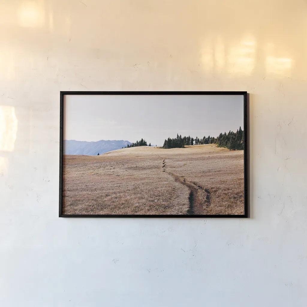 Hurricane Hill I by Laura Marshall. shown as a paper print in a black flame. Available as a archival giclee rolled canvas, fine art paper, or poster print. SKU 63268i.