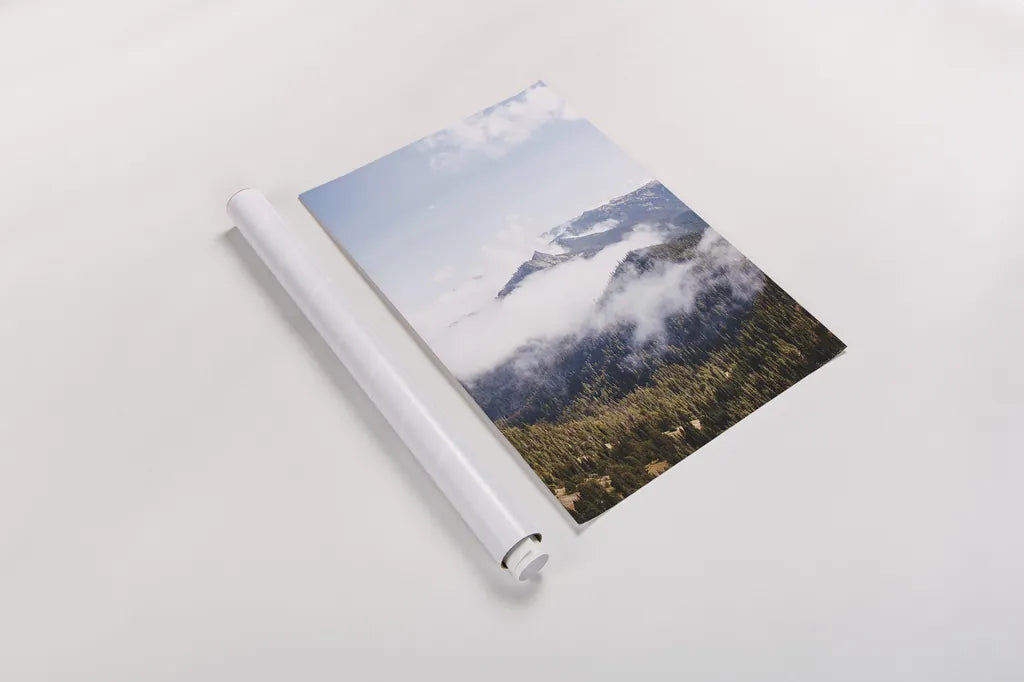 Hurricane Ridge I by Laura Marshall. shown as a rolled paper print. Available as archival giclee rolled canvas, fine art paper, or poster print. SKU 63265h.