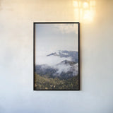 Hurricane Ridge I by Laura Marshall. shown as a paper print in a black flame. Available as a archival giclee rolled canvas, fine art paper, or poster print. SKU 63265h.