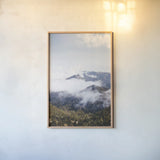 Hurricane Ridge I by Laura Marshall. shown as a paper print in a natural frame. Available as a archival giclee rolled canvas, fine art paper, or poster print. SKU 63265h.