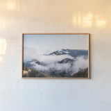 Hurricane Ridge II by Laura Marshall. shown as a paper print in a natural frame. Available as a archival giclee rolled canvas, fine art paper, or poster print. SKU 63266i.
