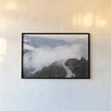 Hurricane Ridge III by Laura Marshall. shown as a paper print in a black flame. Available as a archival giclee rolled canvas, fine art paper, or poster print. SKU 63267i.